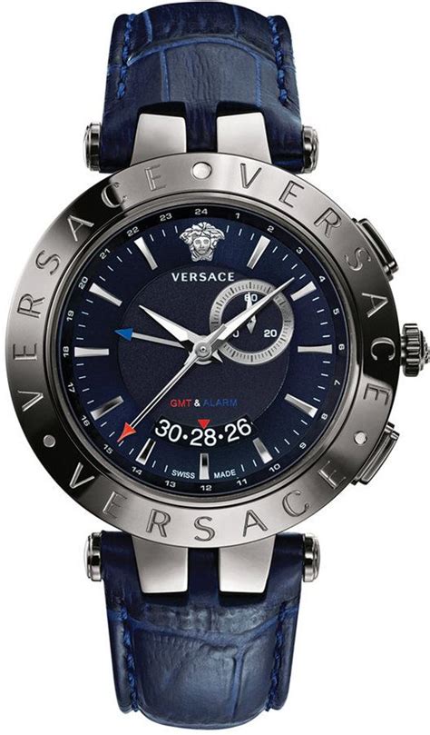 versace v race blue|Versace Men's Swiss V.